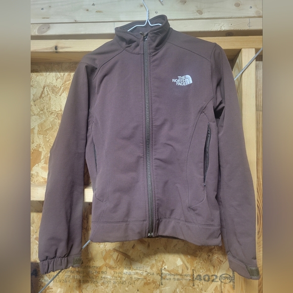 The North Face Jackets & Blazers - The North‎ Face Chocolate Brown Zip-Up Shell Jacket Womans Size Small